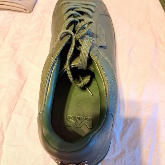 Michael Kors Keating Leather Sneaker in Amazon Green Men's Size 13 New In Box! - Picture 13 of 16